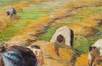 Πίνακας ζωγραφικής του Pizzaro Έργα με θέμα τον θερισμό διαφόρων ζωγράφων